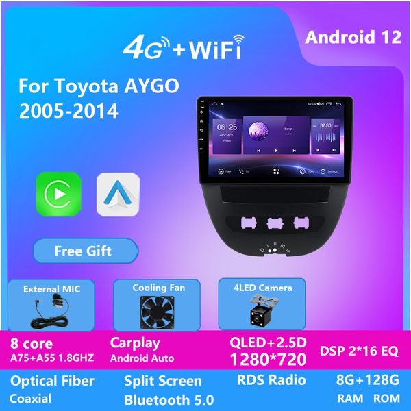 android 12 video car radio wifi multimedia player 2 din gps car stereo radio for toyota aygo 2005-2014
android 12 video car radio wifi multimedia player 2 din gps car stereo radio for toyota aygo 2005-2014
