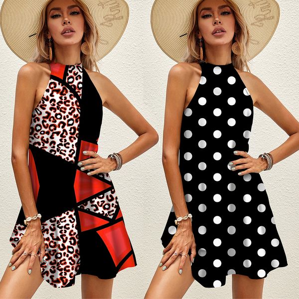 casual dresses women summer polka dot print tie back dress party sleeveless boho vacation street style female aline dailywear 230414, Black;gray
casual dresses women summer polka dot print tie back dress party sleeveless boho vacation street style female aline dailywear 230414, Black;gray