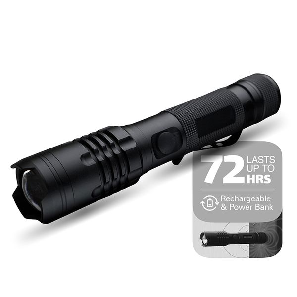 1000 lumen led rechargeable flashlight power bank dual power magne zoom waterproof tactical professional grade quality
1000 lumen led rechargeable flashlight power bank dual power magne zoom waterproof tactical professional grade quality