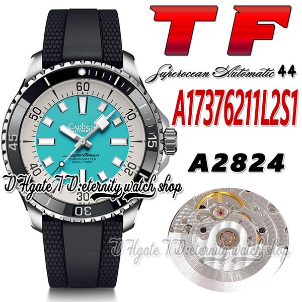 tf superocean 44 eta a2824 automatic mens watch a17376211l2s1 ceramic bezel light blue dial stick markers steel case rubber strap super edit, Slivery;brown
tf superocean 44 eta a2824 automatic mens watch a17376211l2s1 ceramic bezel light blue dial stick markers steel case rubber strap super edit, Slivery;brown