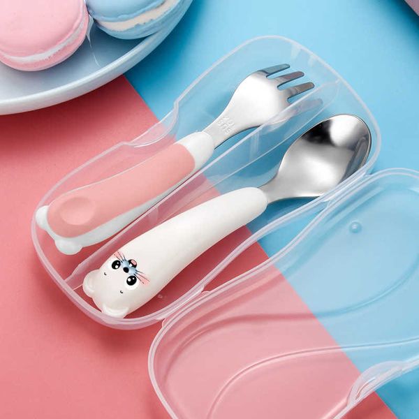 cups dishes utensils children's tableware portable set 304 stainless steel spoon fork infant feeding cutlery baby cartoon fork spoon aa
cups dishes utensils children's tableware portable set 304 stainless steel spoon fork infant feeding cutlery baby cartoon fork spoon aa