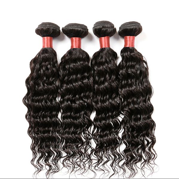 30 32 inch deep wave bundles with closure peruvian remy human hair weaves water curly and 5x5 hd lace closure frontal, Black
30 32 inch deep wave bundles with closure peruvian remy human hair weaves water curly and 5x5 hd lace closure frontal, Black