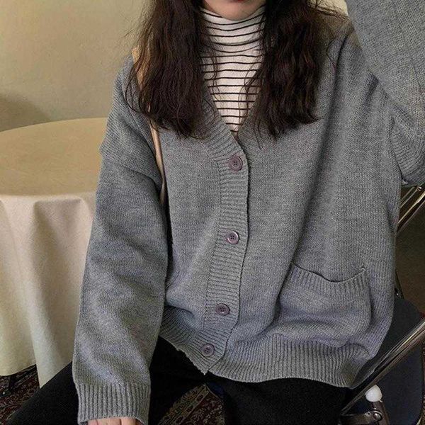 idle style knitted cardigan jacket sweater autumn and winter college v neck, White;black
idle style knitted cardigan jacket sweater autumn and winter college v neck, White;black
