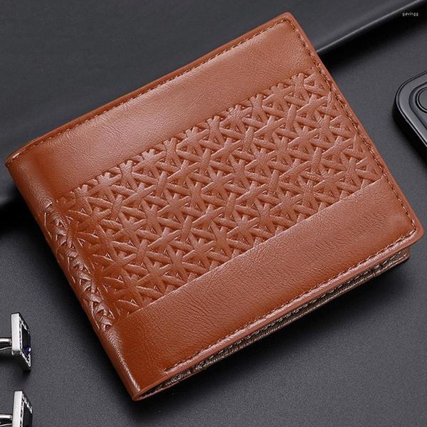 wallets stylish embossed men's leather bifold wallet large capacity simple style card holder for storaging, Red;black
wallets stylish embossed men's leather bifold wallet large capacity simple style card holder for storaging, Red;black