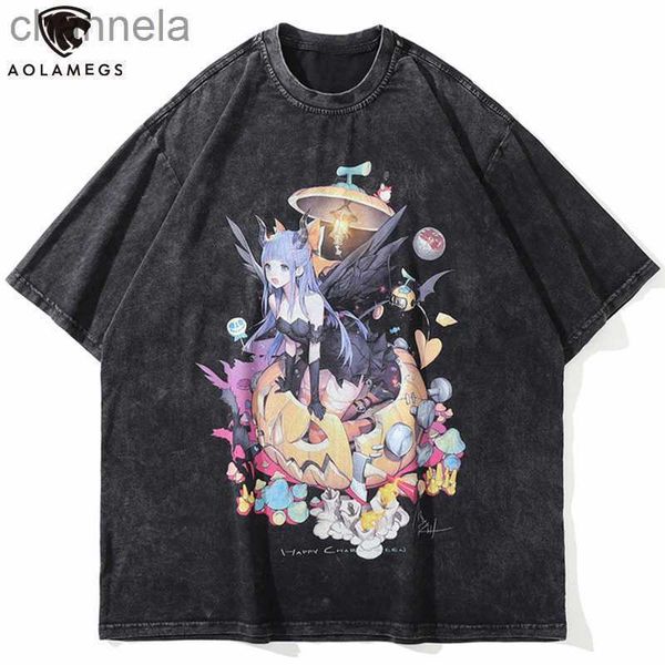 men's t-shirts aolamegs t shirt letter printed anime esthetics graphic distressed o-neck tees fashion youthful high street clothing, White;black
men's t-shirts aolamegs t shirt letter printed anime esthetics graphic distressed o-neck tees fashion youthful high street clothing, White;black