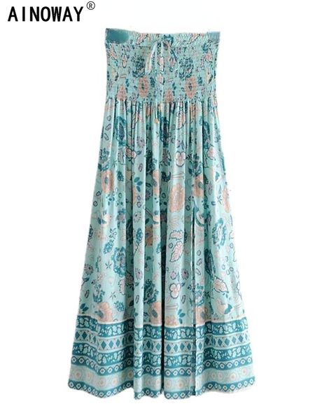 skirts vintage chic fashion hippie women beach bohemian yellow floral print skirt high elastic waist a-line boho maxi skirts femme 230414, Black
skirts vintage chic fashion hippie women beach bohemian yellow floral print skirt high elastic waist a-line boho maxi skirts femme 230414, Black