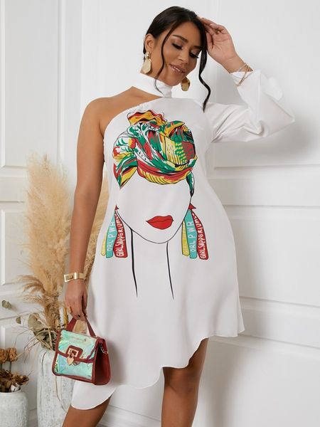 casual dresses lw dress women asymmetrical ruffle print one shoulder hollowedout onesleeve vestidos white outfits 230414, Black;gray
casual dresses lw dress women asymmetrical ruffle print one shoulder hollowedout onesleeve vestidos white outfits 230414, Black;gray