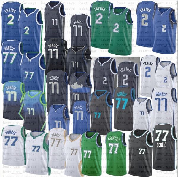 2023 basketball 77 luka jersey 2 kyrie doncic irving white blue green stitched jerseys, Black;red
2023 basketball 77 luka jersey 2 kyrie doncic irving white blue green stitched jerseys, Black;red