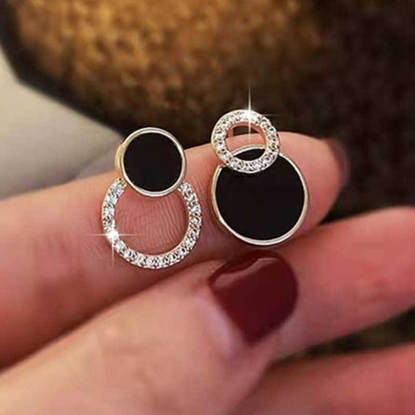 stud dome cameras exquisite zircon circle asymmetric earrings stainless steel stud earrings bohemian earrings for women jewelry anniversary, Golden;silver
stud dome cameras exquisite zircon circle asymmetric earrings stainless steel stud earrings bohemian earrings for women jewelry anniversary, Golden;silver