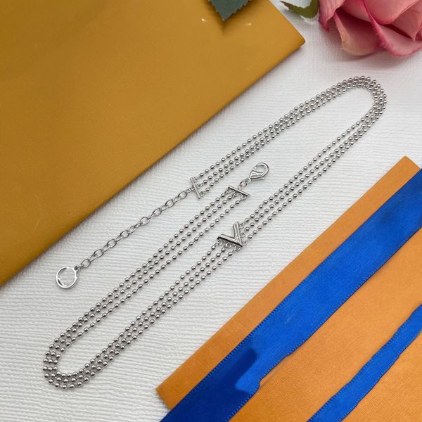 women luxury designer pendant necklaces louisity brand fashion jewelry metal letter viutonity crystal for woman trend chains necklace cjewel, Silver
women luxury designer pendant necklaces louisity brand fashion jewelry metal letter viutonity crystal for woman trend chains necklace cjewel, Silver