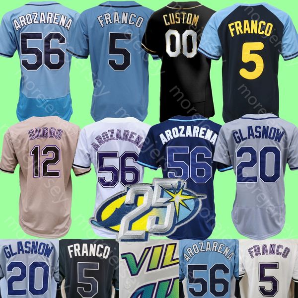 25th patch baseball jersey wander franco randy arozarena wade boggs shane mcclanahan tyler glasnow brandon lowe baz ramirez lowe margot rale, Blue;black
25th patch baseball jersey wander franco randy arozarena wade boggs shane mcclanahan tyler glasnow brandon lowe baz ramirez lowe margot rale, Blue;black