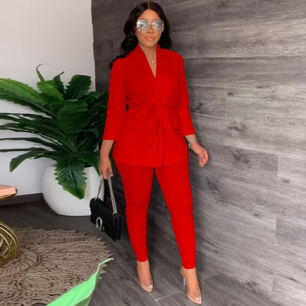 women's two piece pants autumn casual set african fashion solid v-neck lace-up shirt tight -piece suit 230414, White
women's two piece pants autumn casual set african fashion solid v-neck lace-up shirt tight -piece suit 230414, White