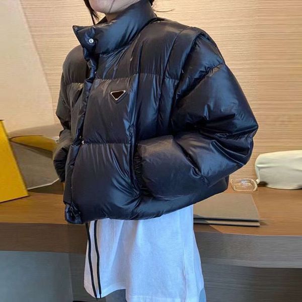 Women' Winter Jacket 2023 Autumn/Inter P Family Triangle Metal Label Detachable Sleeves Long Sleeves Down Cotton Coat Vest, Black
Women' Winter Jacket 2023 Autumn/Inter P Family Triangle Metal Label Detachable Sleeves Long Sleeves Down Cotton Coat Vest, Black