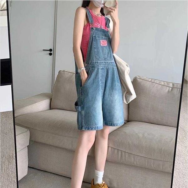 sweet cool girl jean younger denim suspender pants women summer loose student, Blue
sweet cool girl jean younger denim suspender pants women summer loose student, Blue