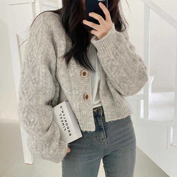 chic autumn retro lazy style sweaters v neck twist alpaca wool warm sweater coat, White;black
chic autumn retro lazy style sweaters v neck twist alpaca wool warm sweater coat, White;black