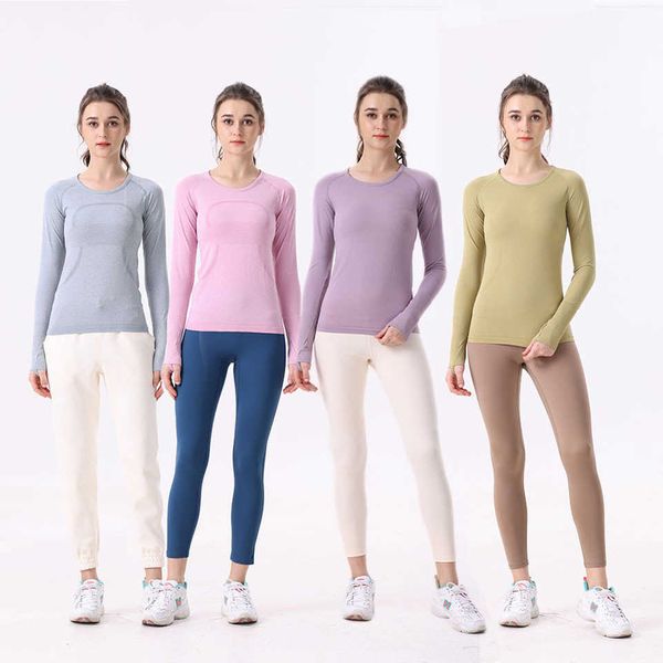 women's tracksuits yoga suit lu women's sports running high elastic speed dry fitness suit pilates slim long sleeve 2.0 top, Gray
women's tracksuits yoga suit lu women's sports running high elastic speed dry fitness suit pilates slim long sleeve 2.0 top, Gray