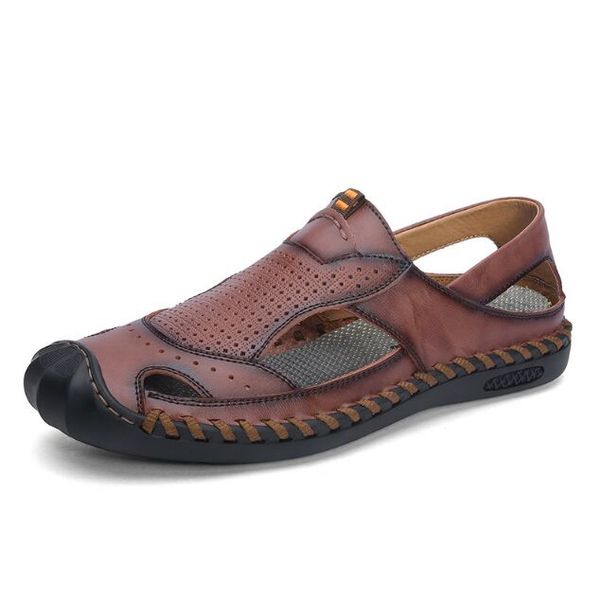summer men's sandals men leather sandals classic roman sandals slipper soft outdoor sneakers beach rubber men trekking sandals, Black
summer men's sandals men leather sandals classic roman sandals slipper soft outdoor sneakers beach rubber men trekking sandals, Black