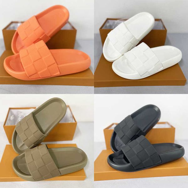 new slippers designer rubber slide womens waterfront embossed mule fashion women slides flat comfort luxury summer sandals luxury men beach, Black
new slippers designer rubber slide womens waterfront embossed mule fashion women slides flat comfort luxury summer sandals luxury men beach, Black