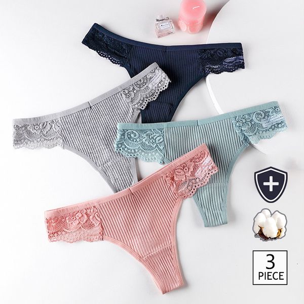 women's panties 3pcs/set g-string panties cotton women's underwear panties female underpants t-back thong solid color pantys linge, Black;pink
women's panties 3pcs/set g-string panties cotton women's underwear panties female underpants t-back thong solid color pantys linge, Black;pink