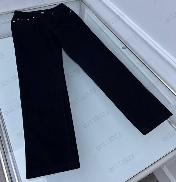 luxury jeans metal triangle logo decoration solid color straight denim trousers twill cotton comfortable breathable high waist pant jeans fo, Blue
luxury jeans metal triangle logo decoration solid color straight denim trousers twill cotton comfortable breathable high waist pant jeans fo, Blue