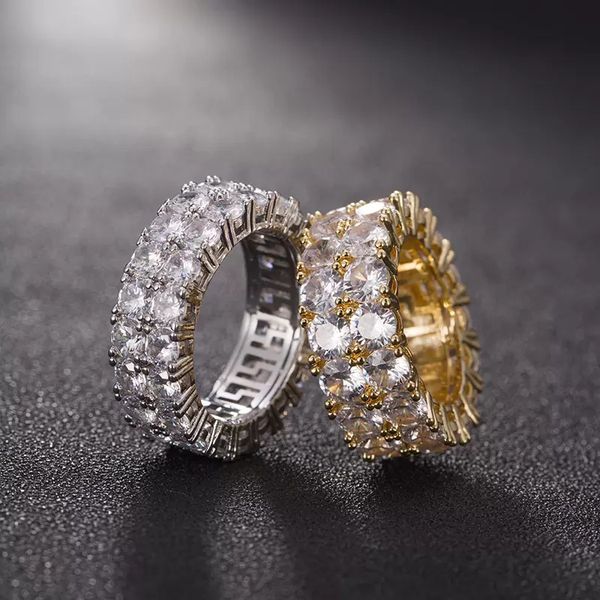 7-12 gold love rings micro paved 2 row tennis rings zircon hip hop silver plated finger ring for men women
7-12 gold love rings micro paved 2 row tennis rings zircon hip hop silver plated finger ring for men women