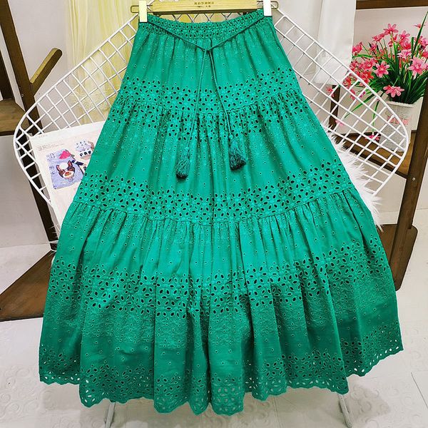 skirts embroidery hollow out long cotton skirt women's summer a-line long boho skirt 230414, Black
skirts embroidery hollow out long cotton skirt women's summer a-line long boho skirt 230414, Black