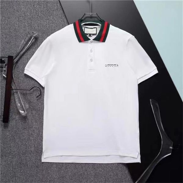 high end brand embroidered short sleeved cotton polo shirt men's t-shirt classic fashion clothing multi new style summer luxury top, White;black
high end brand embroidered short sleeved cotton polo shirt men's t-shirt classic fashion clothing multi new style summer luxury top, White;black