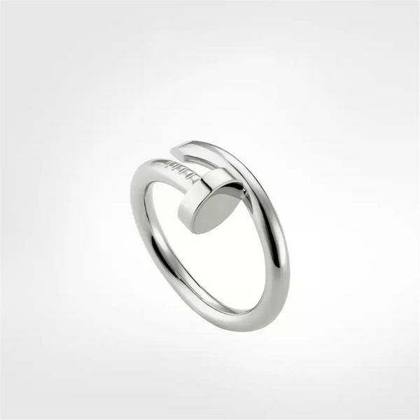 with box mens nail ring band diamonds designer luxury women rings jewelry couple lover finger circle rings good gift never fade no209b, Silver
with box mens nail ring band diamonds designer luxury women rings jewelry couple lover finger circle rings good gift never fade no209b, Silver