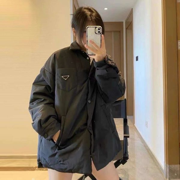 Woman Clothing 2023 P Family Chest Triangle Pocket Thermal Polo Collar Winter Cotton Dress Autumn And Winter Unisex Ins, Black
Woman Clothing 2023 P Family Chest Triangle Pocket Thermal Polo Collar Winter Cotton Dress Autumn And Winter Unisex Ins, Black