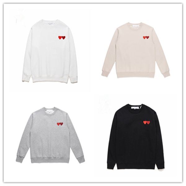 play men's hoodies cdg cotton breathable jackets commes des long sleeve embroidery double heart sweatershirt for women windbreaker warm, Black
play men's hoodies cdg cotton breathable jackets commes des long sleeve embroidery double heart sweatershirt for women windbreaker warm, Black