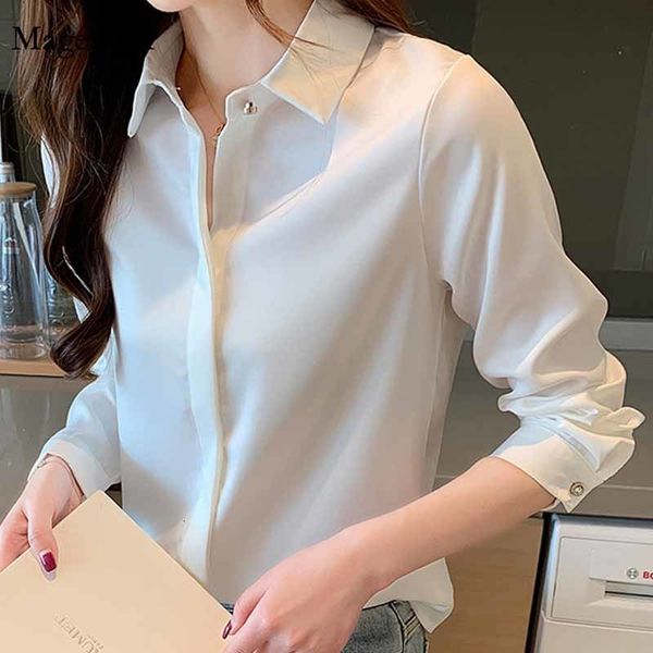 women's blouses shirts women autumn long-sleeve silk women's shirt elegant ladies office lady turn down collar solid blouse blusa, White
women's blouses shirts women autumn long-sleeve silk women's shirt elegant ladies office lady turn down collar solid blouse blusa, White