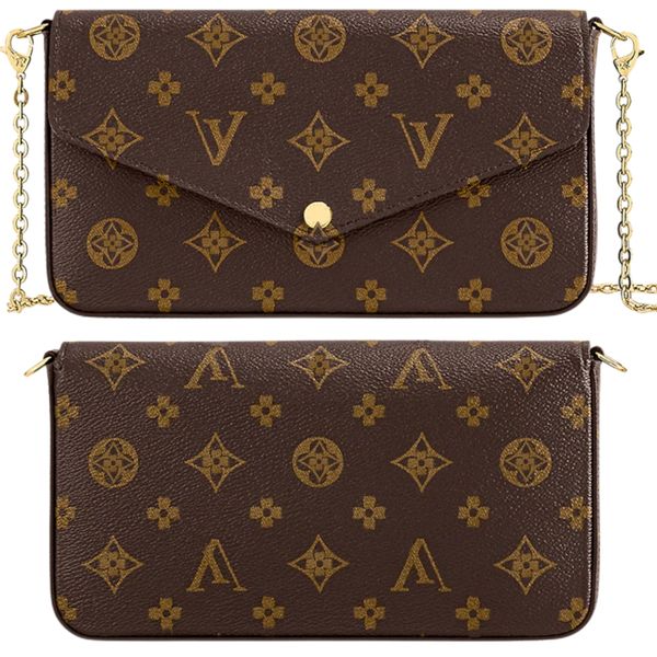 felicie pochette monogram chains designer purse crossbody shoulder purses luxurys handbags chain canvas bag strap detachable high quality, Red;black
felicie pochette monogram chains designer purse crossbody shoulder purses luxurys handbags chain canvas bag strap detachable high quality, Red;black