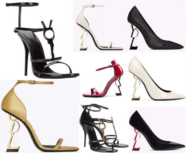 new dress shoes high heels women style letter heel thin heel leather open-toe sandals women's banquet shoes with box, Black
new dress shoes high heels women style letter heel thin heel leather open-toe sandals women's banquet shoes with box, Black