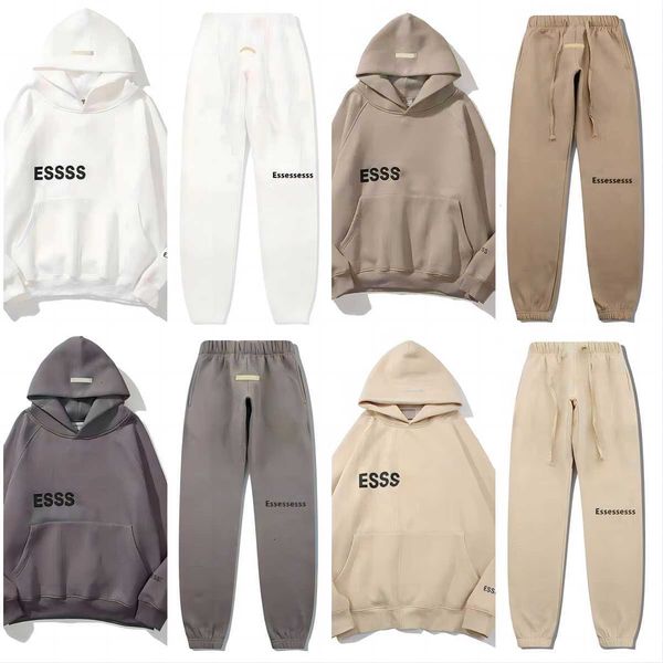 Image of Essentialhoody Men Women hoodie & Sweatshirts Leisure Fashion Trends Designer Tracksuit Essentialhoodies Set Casual Oversize Hooded Pullover 2023 ghr