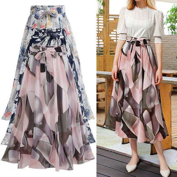 skirts tfetters summer floral skirt high waist chiffon midi skirt white pink blue color a world tie bow print skirts women 230414, Black
skirts tfetters summer floral skirt high waist chiffon midi skirt white pink blue color a world tie bow print skirts women 230414, Black