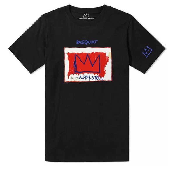 graffiti artists co branded basquiat new short sleeve men's and women's pure cotton t-shirt, White
graffiti artists co branded basquiat new short sleeve men's and women's pure cotton t-shirt, White