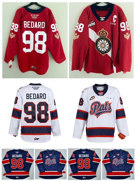 connor bedard jerseys regina pats ccm whl custom hockey jersey red white blue size s-4xl, Black;red
connor bedard jerseys regina pats ccm whl custom hockey jersey red white blue size s-4xl, Black;red
