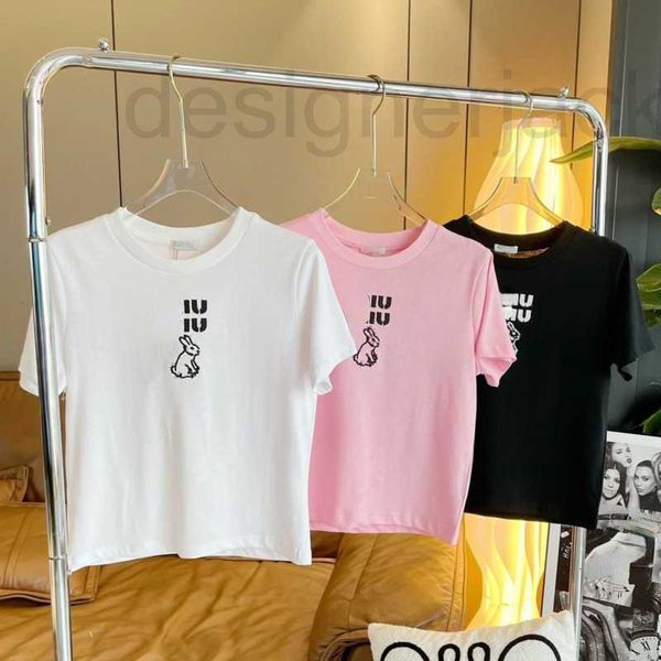 women's t-shirt designer 23 summer short sleeved t shirt new letter embroidery sweatshirt designer t shirts female cotton bunny pullove, White
women's t-shirt designer 23 summer short sleeved t shirt new letter embroidery sweatshirt designer t shirts female cotton bunny pullove, White