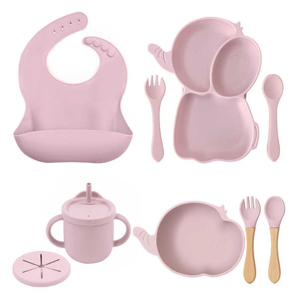 cups dishes utensils 4/6/8 pcs baby silicone children's tableware waterproof bib kawaii elephant feeding dishes plate suction bowl sipp
cups dishes utensils 4/6/8 pcs baby silicone children's tableware waterproof bib kawaii elephant feeding dishes plate suction bowl sipp