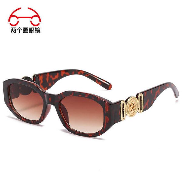 two circle new small square head decor sunglasses personalized trend polygonal glasses, White;black
two circle new small square head decor sunglasses personalized trend polygonal glasses, White;black