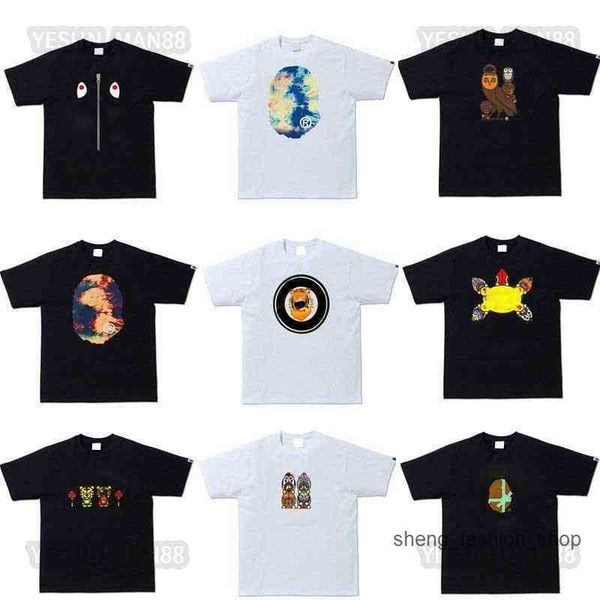bathing ape designer luxury apes classic mens and womens t shirt hip hop camouflage shark summer breathable versatile high street trend tees, White;black
bathing ape designer luxury apes classic mens and womens t shirt hip hop camouflage shark summer breathable versatile high street trend tees, White;black