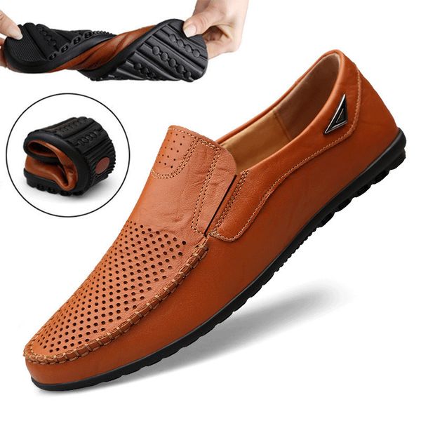 dress shoes 2023 italian men casual summer mens loafers genuine leather moccasins hollow out luxury brand slip on driving 230328, Black
dress shoes 2023 italian men casual summer mens loafers genuine leather moccasins hollow out luxury brand slip on driving 230328, Black