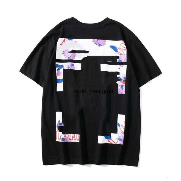 chao brand off new cartoon character print short sleeve t-shirt ow loose round neck men's and women's bottom shirt 5e6i, White;black
chao brand off new cartoon character print short sleeve t-shirt ow loose round neck men's and women's bottom shirt 5e6i, White;black