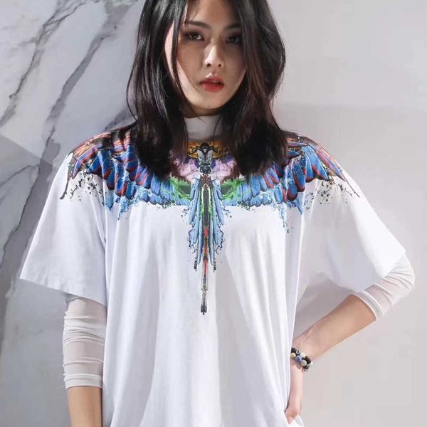 designer trendy marcelos burlons droplet colorful wings short sleeve t-shirt half pnbm, White;black
designer trendy marcelos burlons droplet colorful wings short sleeve t-shirt half pnbm, White;black