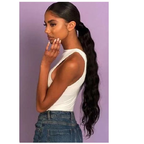 body wave ponytail 12 to 28 inches wet and wavy weave bulk drawstirng wrap around clip in ponytail black remy brazilian human hair extension
body wave ponytail 12 to 28 inches wet and wavy weave bulk drawstirng wrap around clip in ponytail black remy brazilian human hair extension