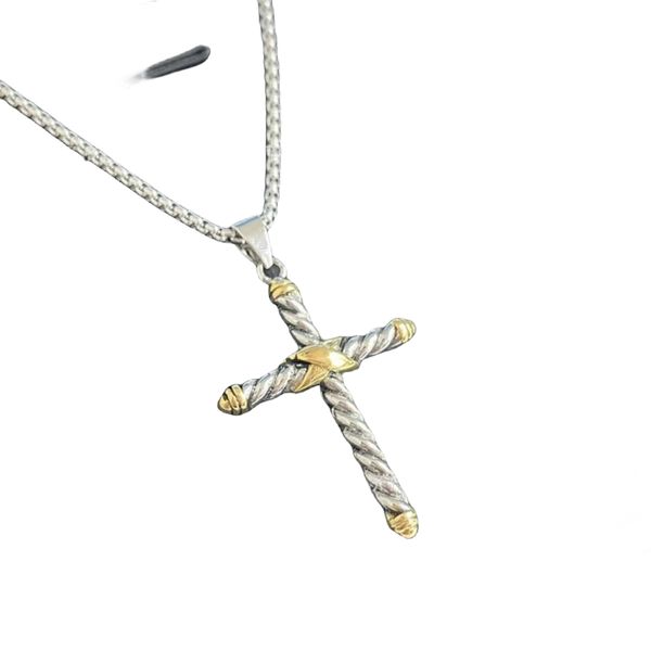 Classic Designer DY Necklace Jewelry Luxury Fashion jewelry Cross Necklaces Popular Twisted Wire Pendant DY Jewelry Christmas gift High quality jewelry necklace
Classic Designer DY Necklace Jewelry Luxury Fashion jewelry Cross Necklaces Popular Twisted Wire Pendant DY Jewelry Christmas gift High quality jewelry necklace