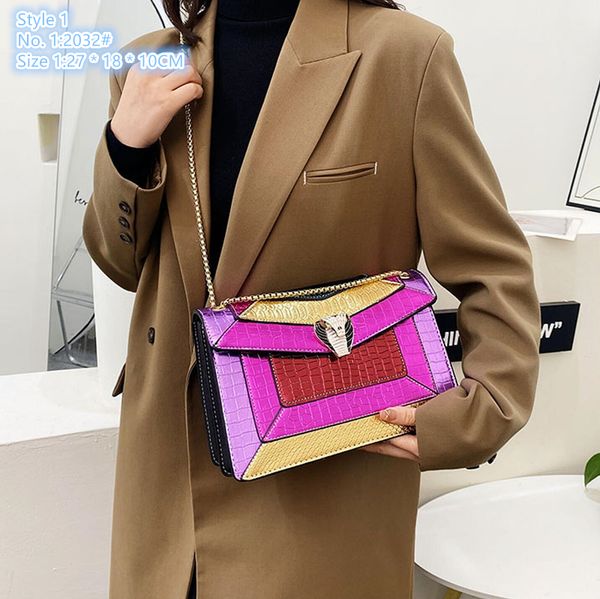 Factory wholesale ladies shoulder bags 2 styles street fashion patent leather backpack color matching leather handbag elegant atmosphere diamond chain bag, Purple-2032#
Factory wholesale ladies shoulder bags 2 styles street fashion patent leather backpack color matching leather handbag elegant atmosphere diamond chain bag, Purple-2032#
