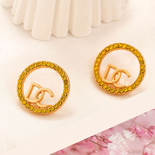 designers brand earrings designer letter ear stud inlay crystal 18k gold plated stainless steel geometric round earring women wedding party, Golden;silver
designers brand earrings designer letter ear stud inlay crystal 18k gold plated stainless steel geometric round earring women wedding party, Golden;silver
