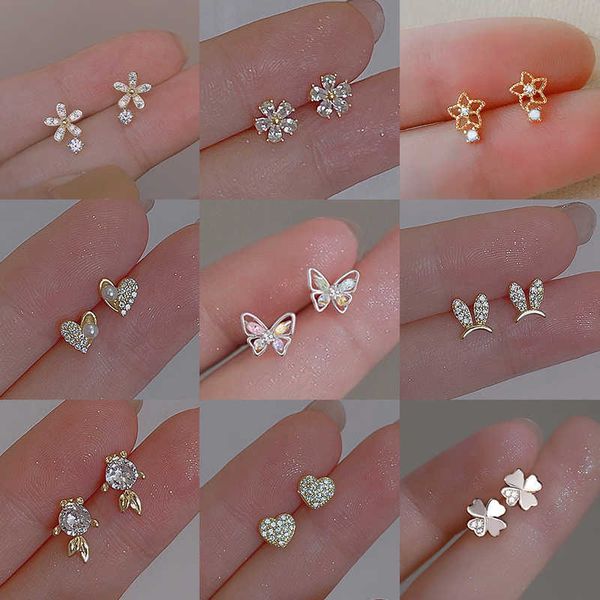 stud a pair silver plated ear piercing jewelry romantic zircon flower butterfly stud earrings for women girl teen jewelry accessories p23041, Golden;silver
stud a pair silver plated ear piercing jewelry romantic zircon flower butterfly stud earrings for women girl teen jewelry accessories p23041, Golden;silver