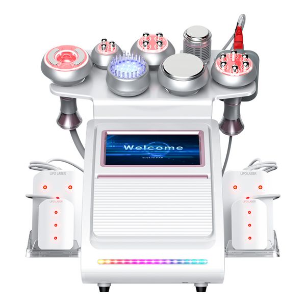 2023 selling the latest 9 in 1 80k ultrasonic cavitation vacuum rf laser body slimming machine weight loss machine for salon and home use
2023 selling the latest 9 in 1 80k ultrasonic cavitation vacuum rf laser body slimming machine weight loss machine for salon and home use
